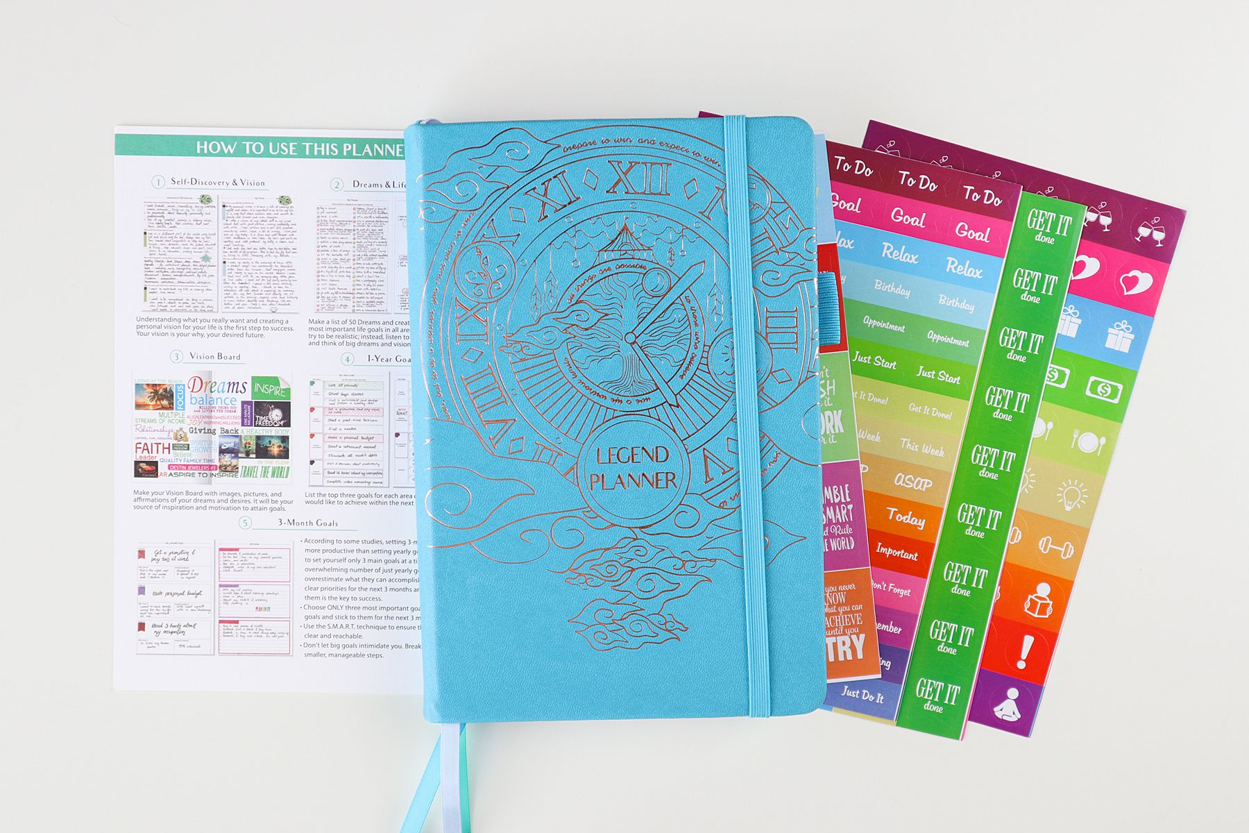 Vision Board and Strategy Section